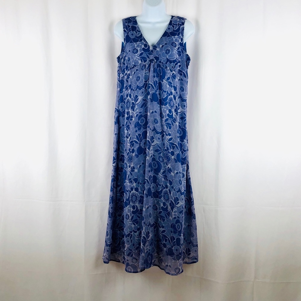 Kari sheer overlay V-neck sleeveless dress 10